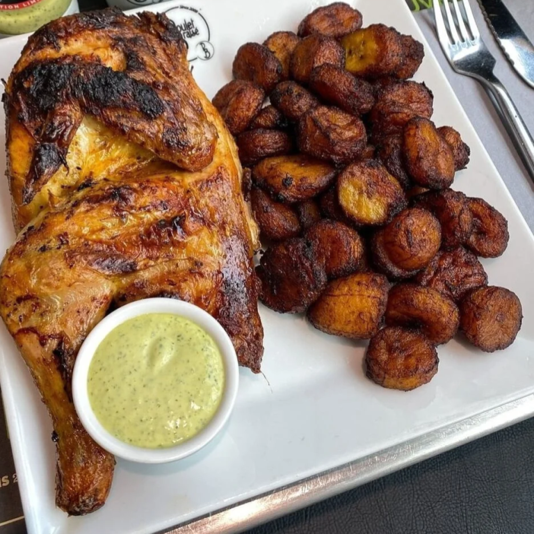 Poulet braisé